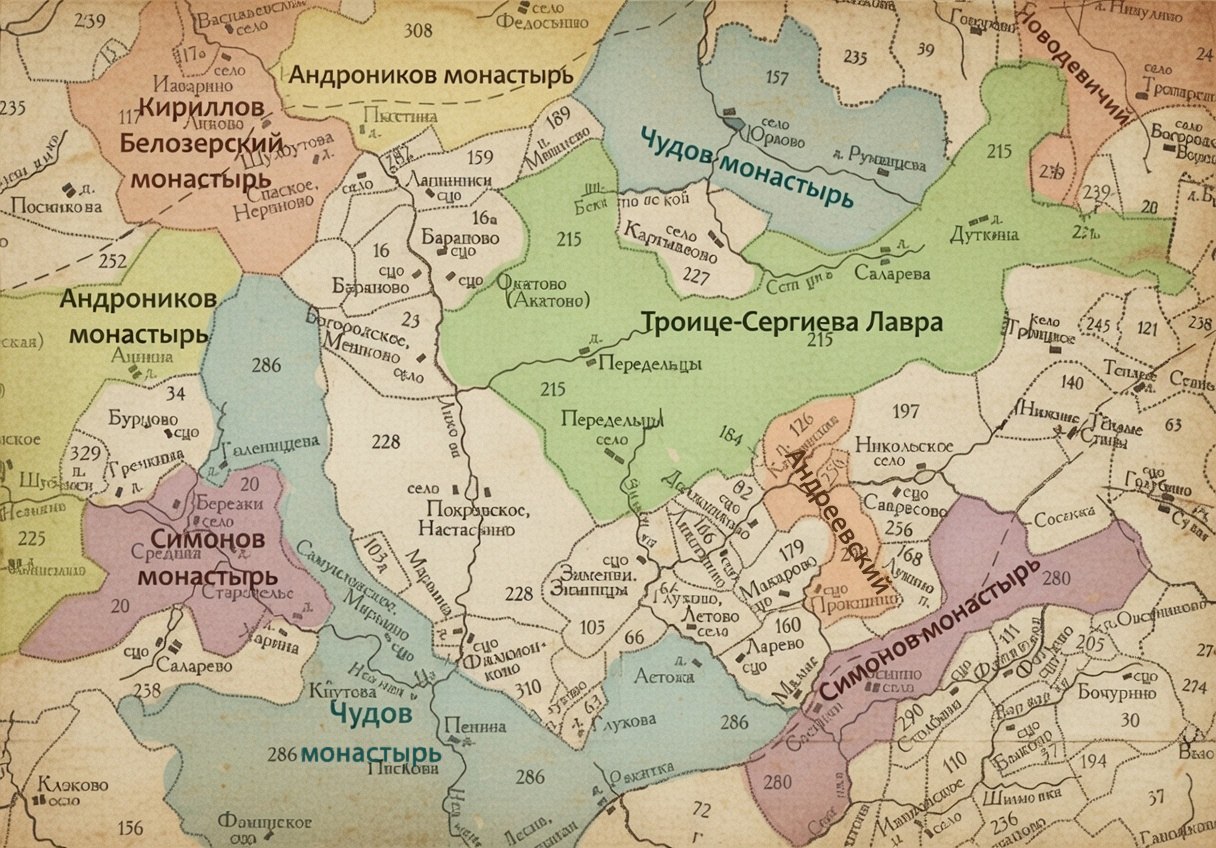 Архивная карта владений